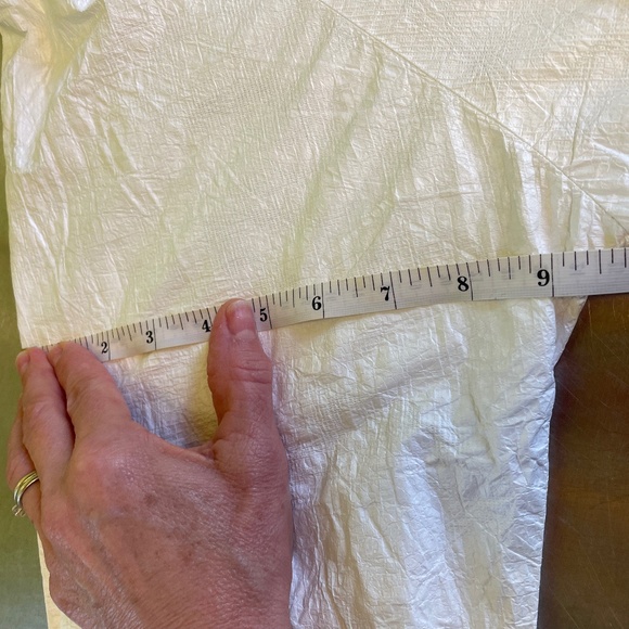 American Apparel, vintage, whit 100% TYVEK coat, size L, UNISEX. Branded «Neige» - Picture 11 of 14